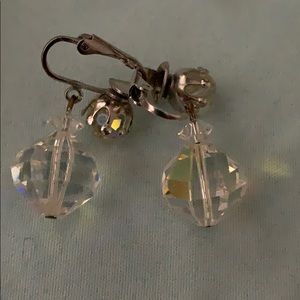 Vintage crystal earrings